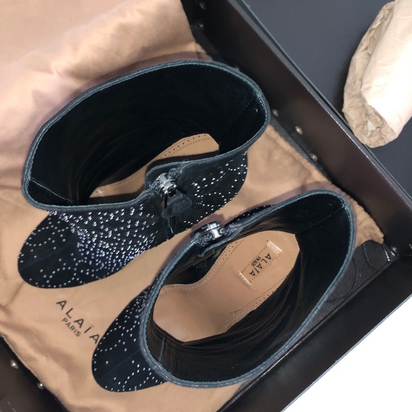 ALAIA platform suede shoes size EU 39 - Picture 6 of 16